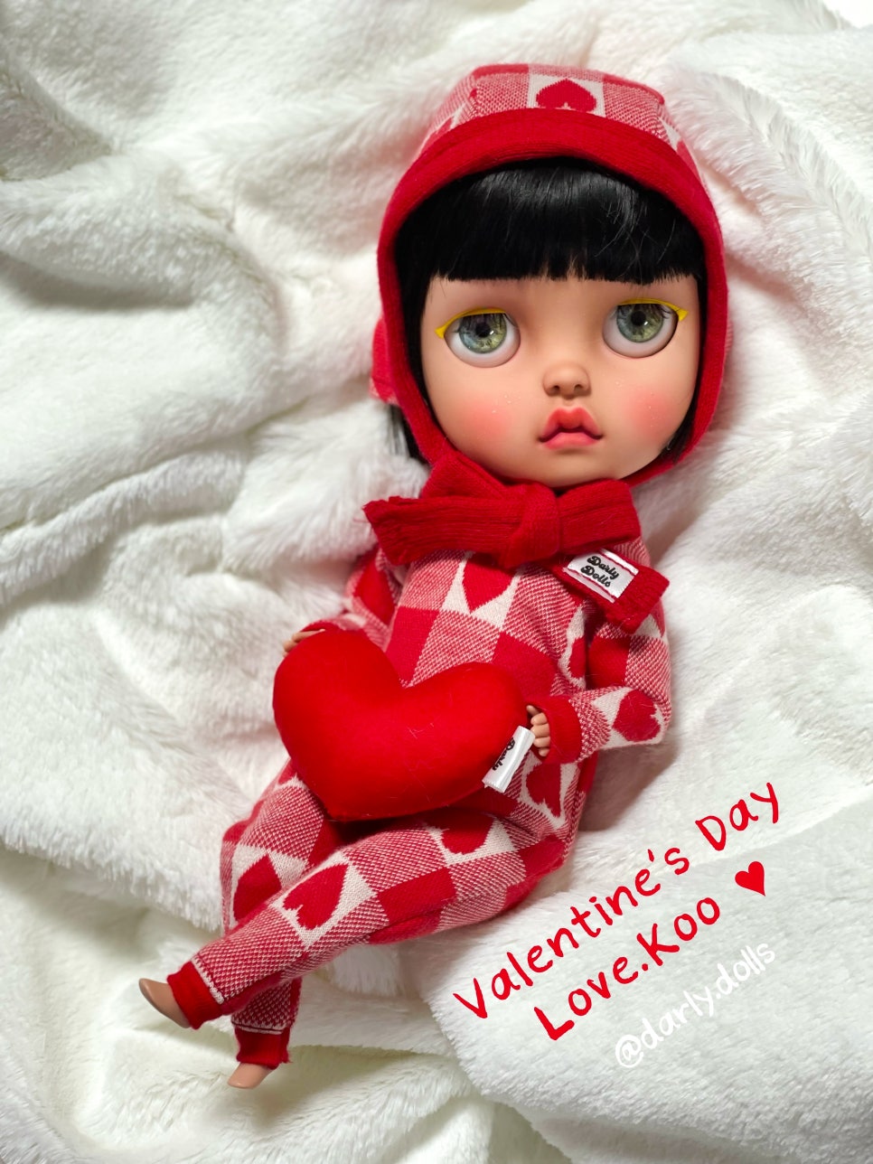 Valentine's Day Bonnet Mydolling