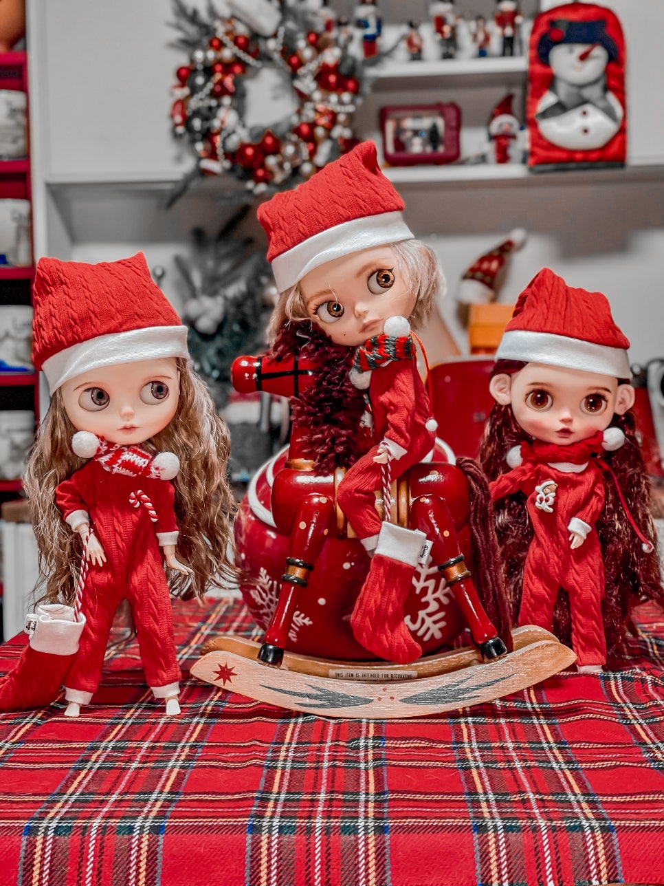 Santa fairy Christmas doll clothes set