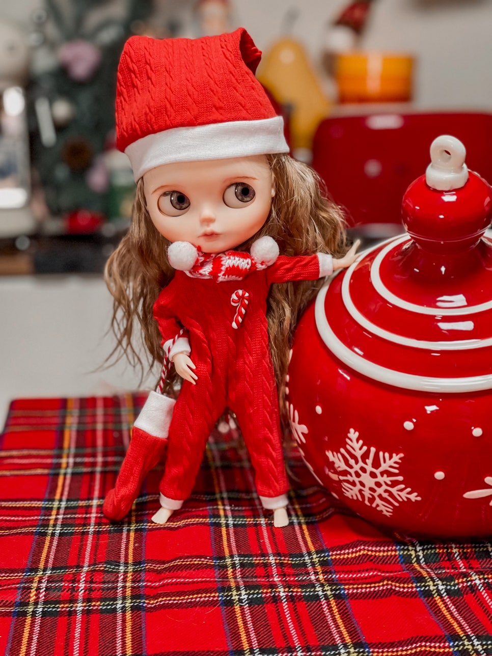 Santa fairy Christmas doll clothes set