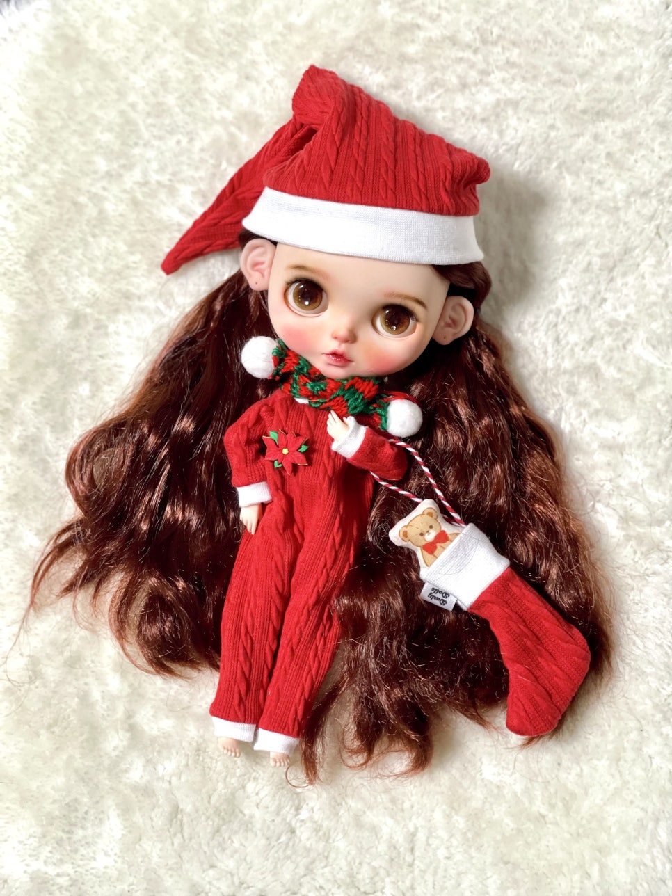 Santa fairy Christmas doll clothes set