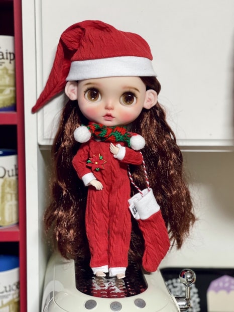 Santa fairy Christmas doll clothes set