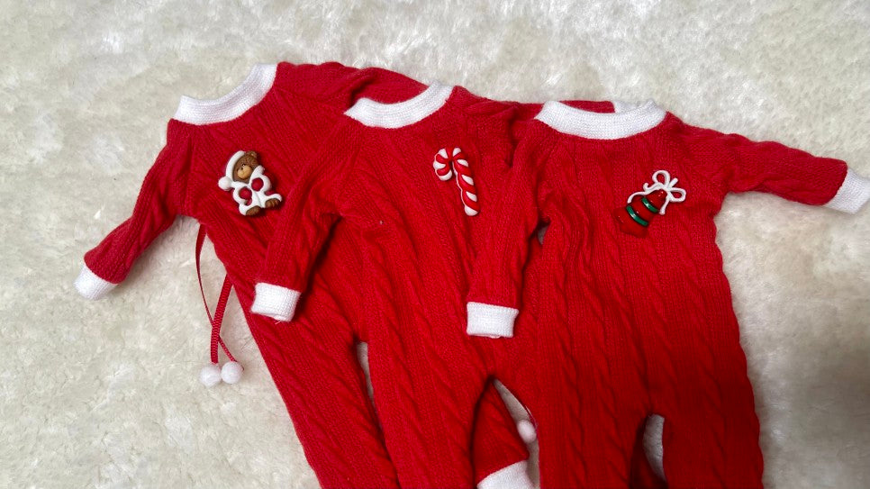 Santa fairy Christmas doll clothes set